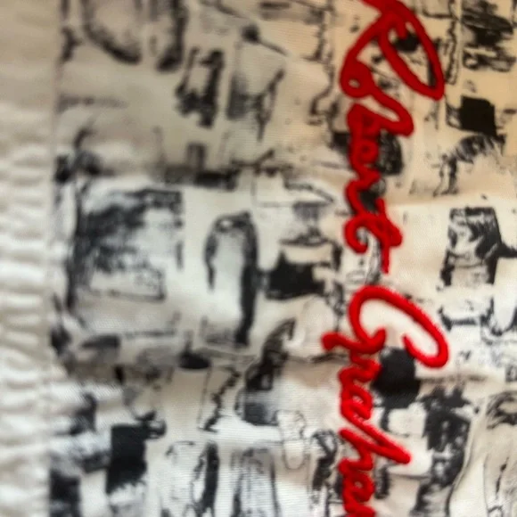 Robert Graham white textured shirt sleeve button down - Picture 6 of 9